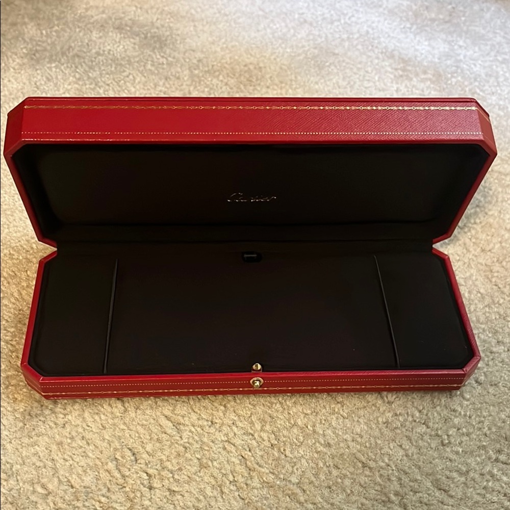 Cartier Black and Gold Jewelry Box